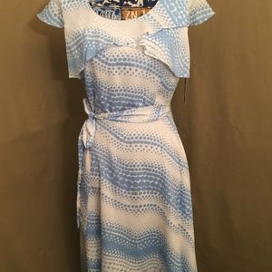 ALEX MARIE FLARE POLKA DOT DRESS